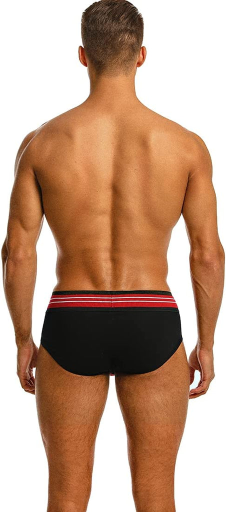 Men's Underwear Briefs 5 Pack Cotton Moisture Wicking Low Waist Underpants