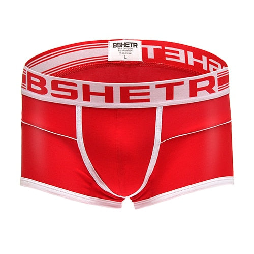 R699 MEN'S LOW RISE RED MESH BOXER SHORT-BSHETR